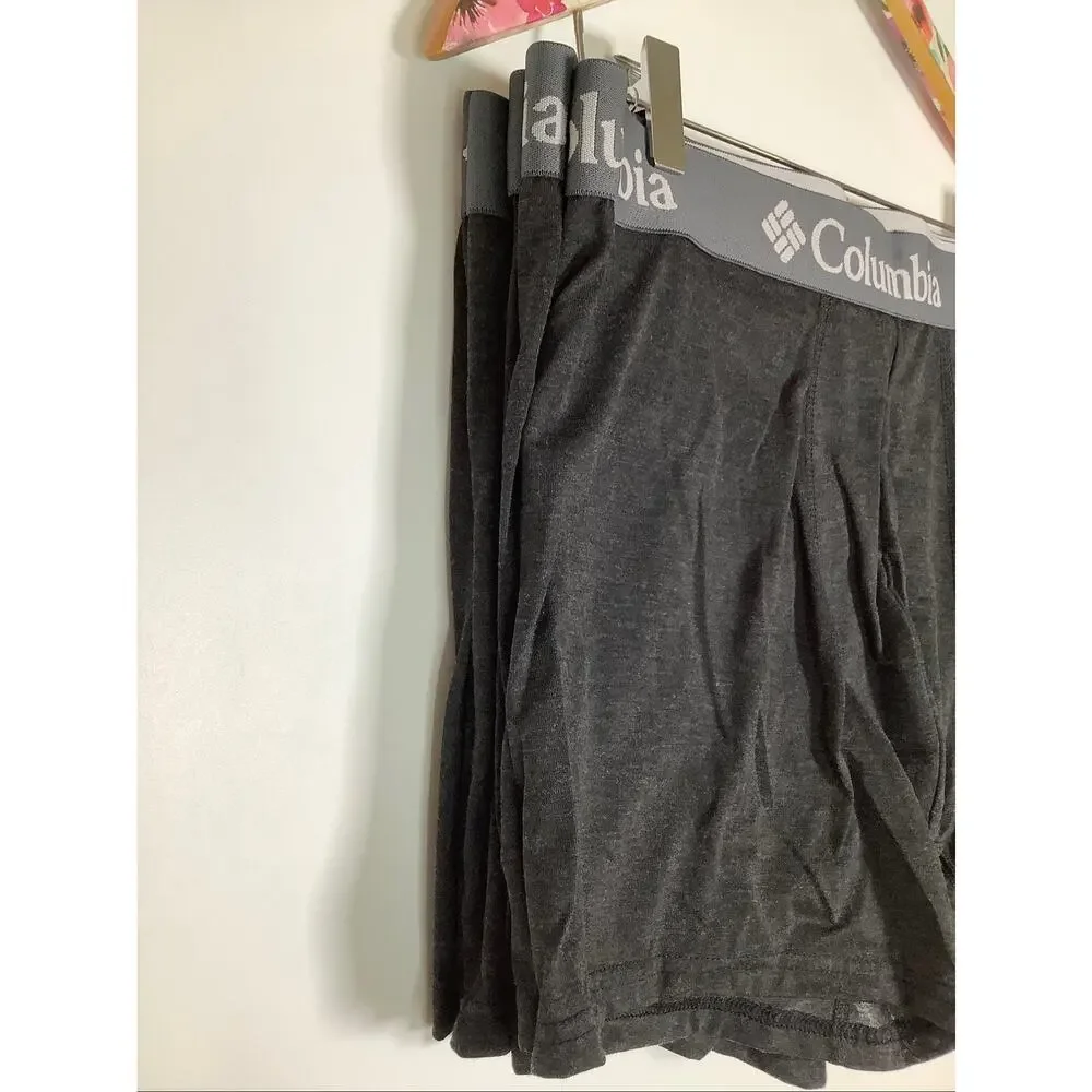 Columbia Men's XL Black 6 Pack Performance Stretch Boxer Briefs G7-2